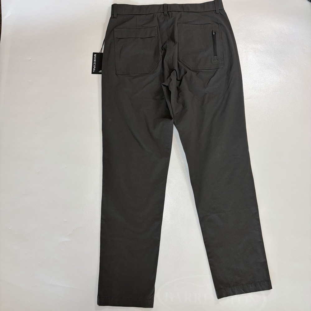 Municipal AllPant Asphalt Mens 32 Performance Pants Stretch Athletic Casual NWT - Picture 4 of 10